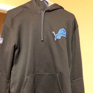Nike Mens Large Detroit Lions Sweatshirt Hoodie